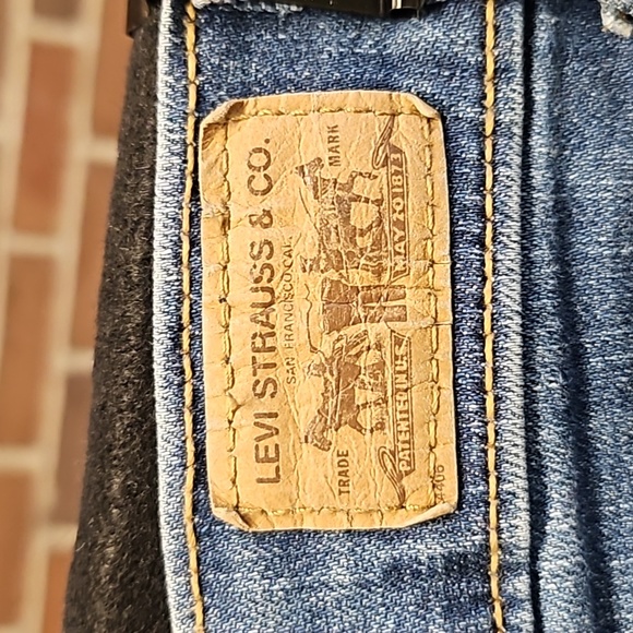 Levi's 512 perfectly slimming boot cut jeans w/ studded pockets vintage - Picture 6 of 12